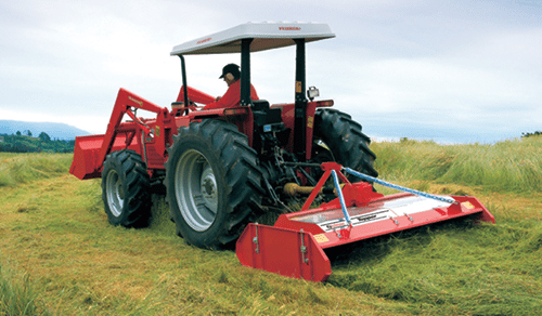 Rear-mounted Red Mower | About Trimax Mowing Systems